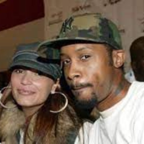 Nokio The N-Tity with his former girlfriend Angie Martinez.